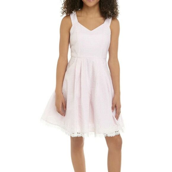 Rare Editions Other - Rare editions Easter Spring Dress Pink White Size 7